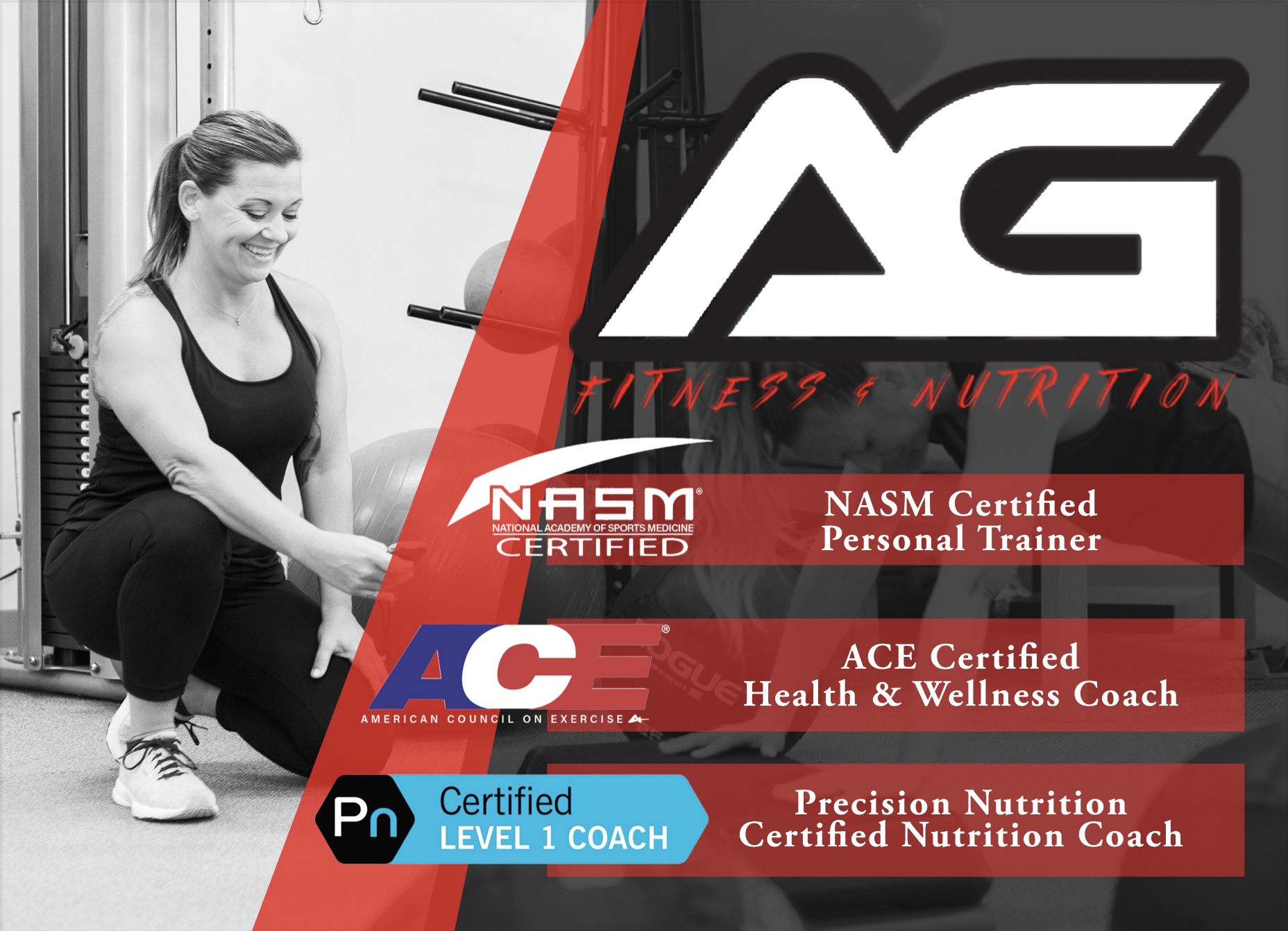 AG Fitness and Nutrition Postcard Mailer