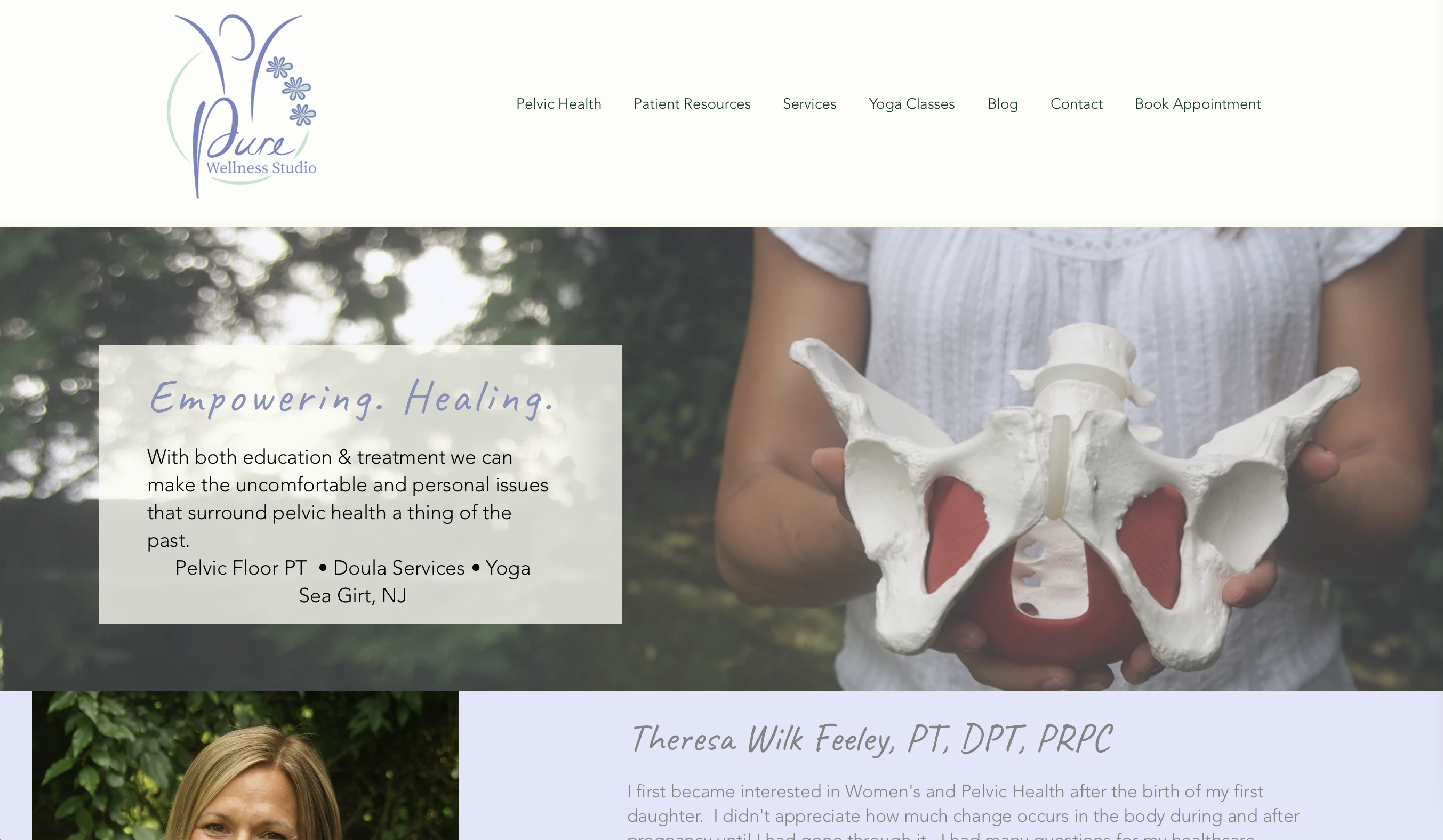 Pure Pelvic Wellness Website